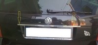 Накладка на крышку багажника (нерж.) 1 шт VW PASSAT 3B 11.1996 > 01.2005